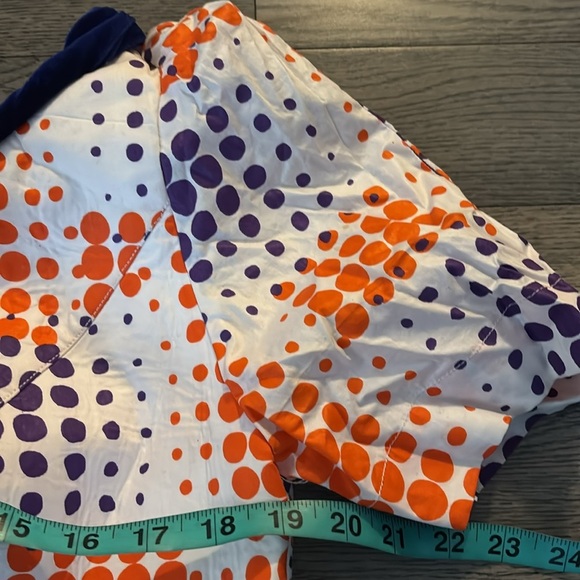 Vintage blue velvet pattern Maxi party dress Sz XL - Picture 10 of 15